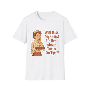Anti Trump, No Tax On Tips, Unisex Softstyle T-Shirt, Political Statement Tee, Resist Trump Apparel, Protest Shirt, Activist Clothing