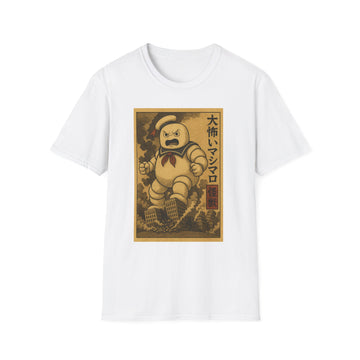 Marshmallow Man - Vintage Cartoon T-Shirt, Ghostbusters Inspired Soft Tee, Perfect Gift for Fans, Casual Wear, Halloween Costume, Unisex Tee