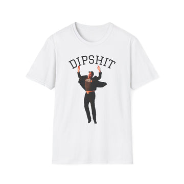 Anti-Elon T-Shirt: Elon Jumping in the Air like a Twit, Looking Like a Happy Fascist!