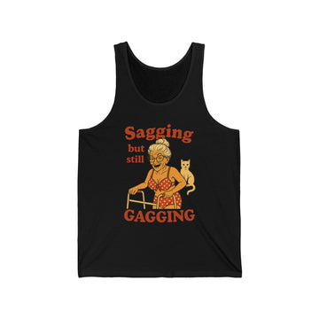 GILF Tank Top: Grandma Can Still Gag! Gift for Grandmother, Christian Gift, Funny Joke Tank-Top for Women