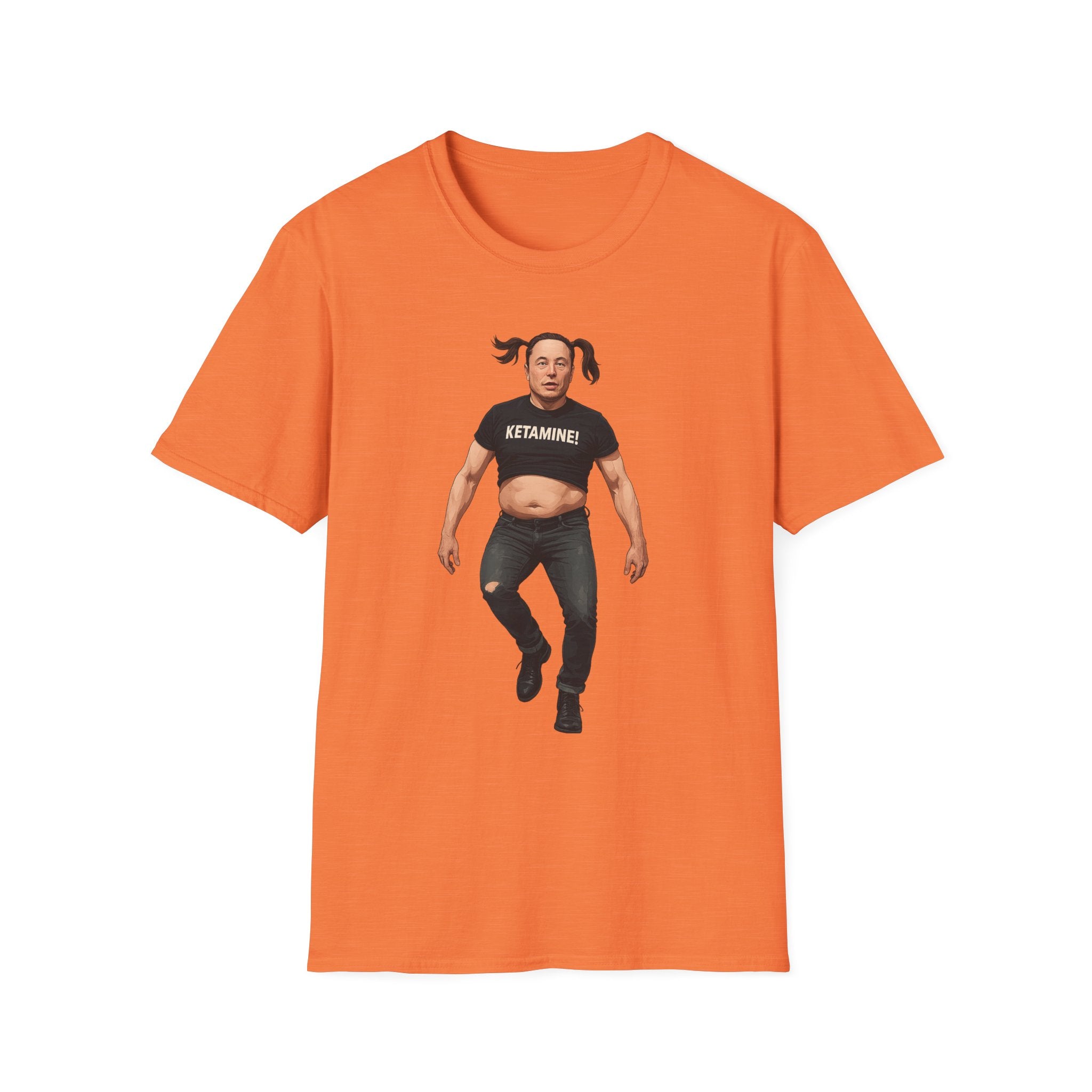Anti-Elon Musk Political T-Shirt, Protest Graphic Tee, Activist Statement Shirt, Ketamine Design, Unisex Top