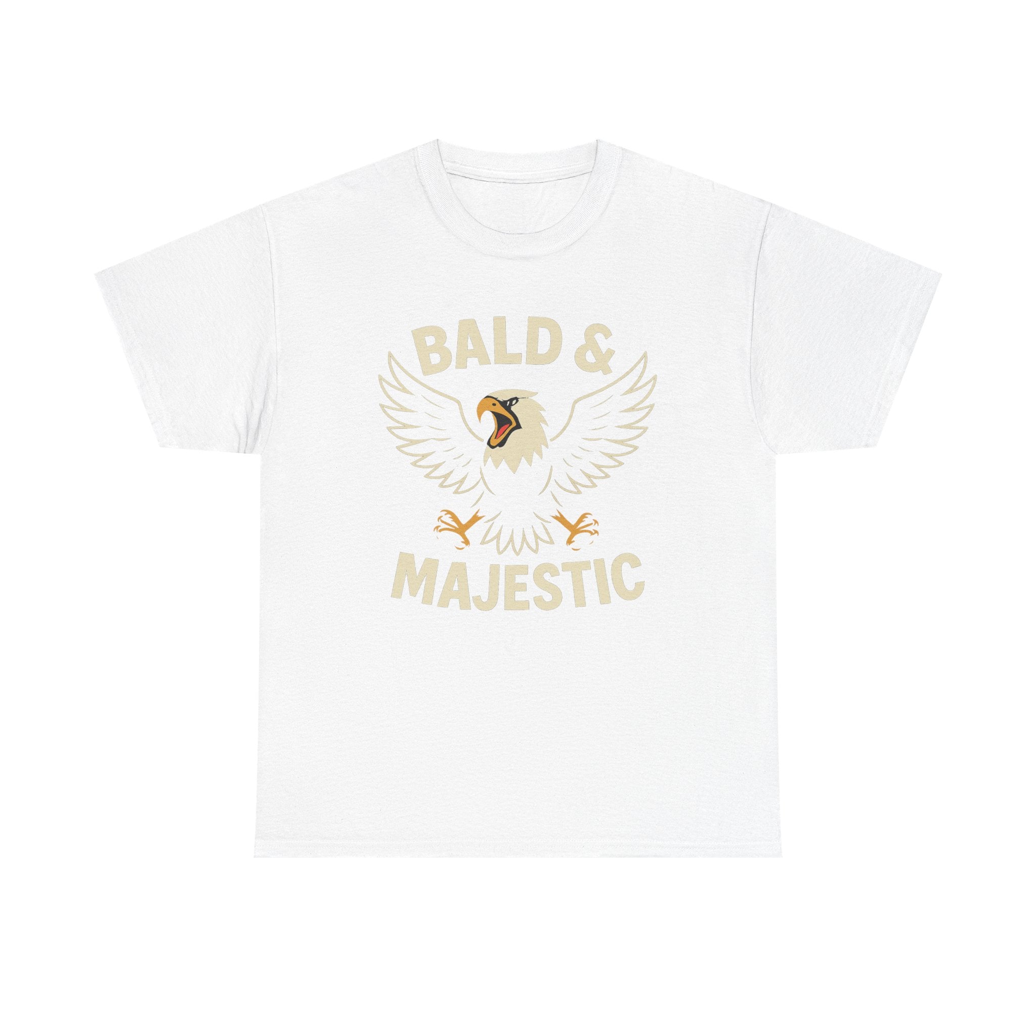 Bald & Majestic: Bald Eagle T-Shirt - Gifts for Bald Man and the Follicle Challenged - Great Gift For Dad - Father's Day